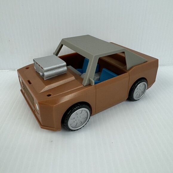Roblox Plastic Brown Toy Car Gray Hardtop Muscle Car - Picture 6 of 11
